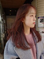 ブロッサム ひばりヶ丘(Blossom) long layer 韓国レイヤーロング◎暖色カラー愛され小顔ヘア