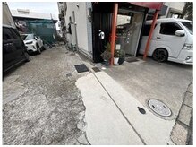 リュイール(Luire)の雰囲気(駐車場。お店の横とお店の前にどちらも止められます!)