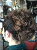 モヒカン風ヘアセット