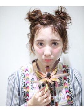 エンバイフラワー(enn by flower) 【Flower】外国人風ショートヘアアレンジ