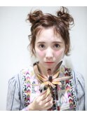 【Flower】外国人風ショートヘアアレンジ