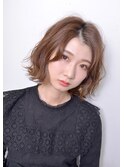 【CLEAR】ゆるウェーブなボブスタイル