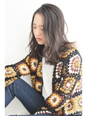 《vicca 横山》シフォンウェーブ×セミロング