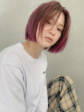 ラグゼ(Luxe) 大人可愛いpinkbob【Luxe井上彩】