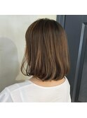 【carlm/上川美幸】ハイトーン×ボブ