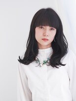 シフレ(SIFFLER)&nbsp;黒髪ロング×ゆる波カール