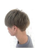 メンズ ハイトーンマッシュ