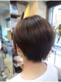 30代40代50代大人スタイルショートスタイル縮毛矯正ノンジアミン