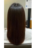 大人ブラウンで潤艶美髪ロング【藤枝/髪質改善/グレーカラー】