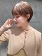 アムリタ(AMRITA)の写真/小顔魅せが叶う"大人ショート"で上品に。シルエットにこだわる施術で女性らしい柔らかな質感へ♪[表参道]