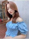 【FIGARO umeda】大人ミディアムレイヤー*ナチュラル韓国ヘア