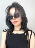 レイヤードミディアム_チェリーブラウンフェミニン_ba409361