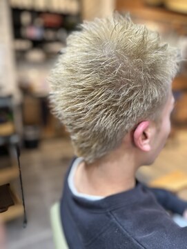 ヘアーデザイン ジュモク(Hair Design Jumoku) ダブルカラー シルバーゴールド