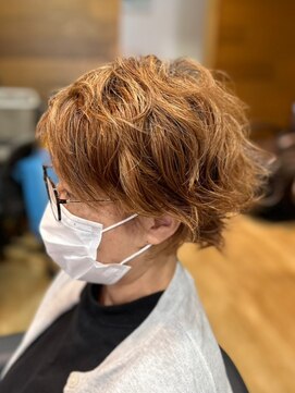 ラクヘアー 上福岡店 30代40代ショートカット無造作ショート立体感