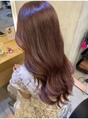 髪質改善*透け感ピンクベージュ*美髪【Zina S 札幌】