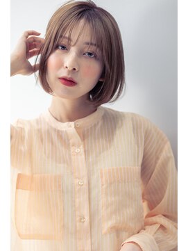 ブリング バイ スノードロップ 吉祥寺(BRING by Snowdrop) 黒髪/グレーベージュ/レイヤーロング/前髪パーマ/吉祥寺