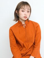 エンタク 新宿(enntaku)&nbsp;マロンベージュ/Aラインボブ/かきあげ/インナーカラー[新宿駅]