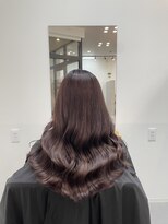 ワク 岡崎店(waku)&nbsp;【ブリーチなし】艶髪パープルベージュ