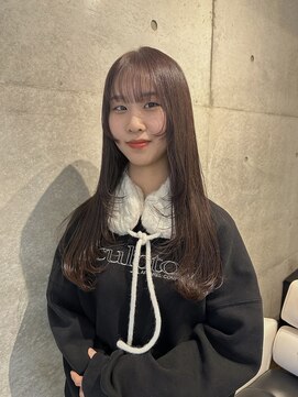 ローウェ 表参道(Louwe) ラベンダーブラウン/レイヤーカット