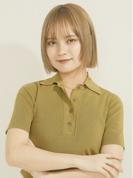 オンク 新宿(onk) 黒髪/グレーベージュ/レイヤーロング/前髪パーマ[新宿駅]