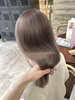 ヲタク(wotaku.)&nbsp;ミルクティーグレージュくすみグレージュベージュカラーブリーチ