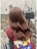 高発色◎カット＋ブリーチなしダブルカラー＋クイックトリートメント￥16000→