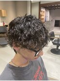 波巻きスパイラルパーマ