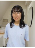 似合わせ小顔ミディアム×ゆるめパーマ