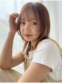 顔まわりレイヤー/シースルーバング/レイヤーカット/髪質改善