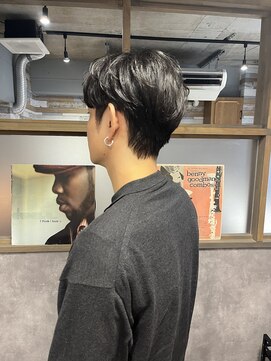 ナナシ(nanac) 韓国風センターパート　ダウンパーマ