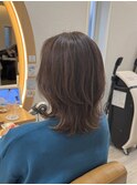 20代30代40代ブリーチなしラベンダーグレージュくれミディアム