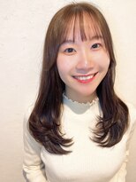 ザブックハンドサロン(The book hand salon)&nbsp;ラベンダー×セミロング