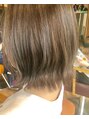 オーブ ヘアー フェリス 元住吉店(AUBE HAIR feliz)&nbsp;ハイライト#シルバー#透明感#外はねボブ