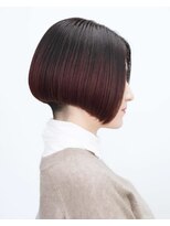 トランク 金剛店(tranq) グラデーションカラー前下りボブ