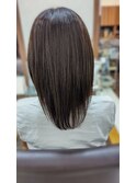 20代30代40代 大人可愛い 小顔カット ロングレイヤー 1B