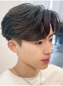 奈良men'sフェザーショートフェザーパーマ