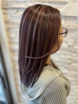 トータルビューティサロン シェリ(total beauty salon cheri) 白髪ぼかし×ピンクハイライト