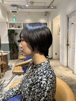 ロンド シャルム 吉祥寺(Lond charme) ミニウルフレイヤーカット顔周り前髪韓国ショートボブ/吉祥寺