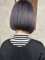 ルノン(LUNON)&nbsp;ホワイトグレージュミニウルフチェリーブラウンデジタルパーマ