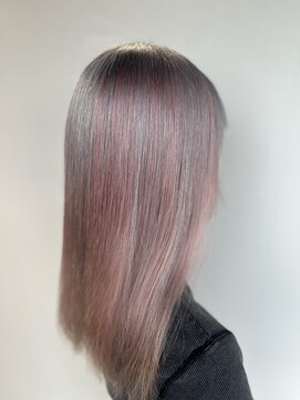 リルフェアリー 磐田店(Li’lFairy) シルバー×ピンク アンブレラカラー