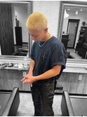 坊主フェード×ハイトーン