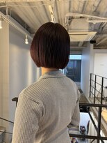 ヌープヘアーアイス(NUUP.hair ici)&nbsp;★ブリーチなし暖色秋カラーボルドーバーガンディチェリーレッド