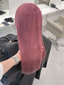 ベレーザ 渋谷神南(Beleza) 16470ブリーチ＆ダブルカラーラベンダーパープルルーツカラー