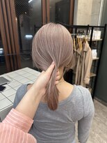 バド(bado)&nbsp;ピンクベージュ/透明感カラー／レイヤーカット／髪質改善/本町