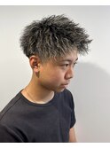 ジェットモヒカン　ツイストハイライト　ツイストパーマ