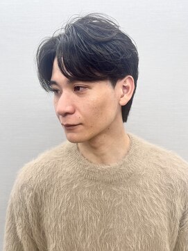 ロンドシエル 横浜(Lond ciel) men's/メンズ/フェザーパーマ/ニュアンス/ダウンパーマ/黒染め