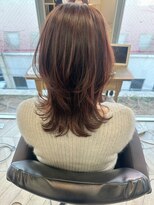 アリスバイアフロート 自由が丘(ALICe by AFLOAT) ミディアムレイヤーくびれカットピンクパープルベージュ