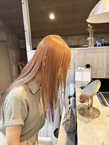 エルフ(elf)&nbsp;ブリーチなし/オレンジベージュ/艶◎/透明感◎