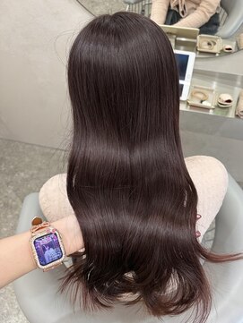 ラルムバイシー 新宿(LARME by Sea) 『Rio』ピンクラベンダー/大人ガーリー/ブリーチなしカラー/新宿