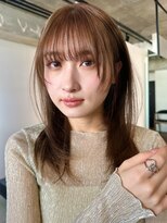 シンス 銀座(since) ミディアムレイヤー/顔周りレイヤー/小顔ヘア/似合わせカット